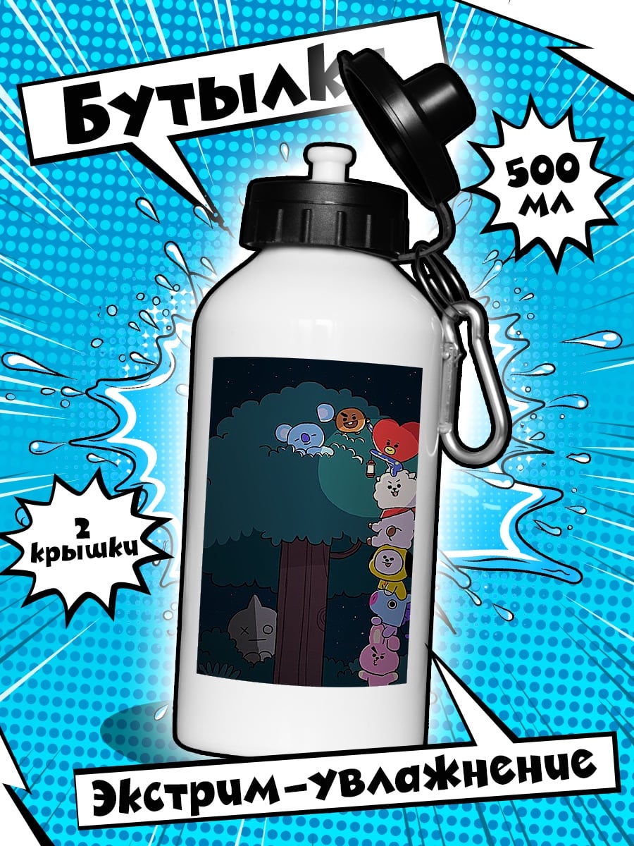 Бутылка BT21 персонажи