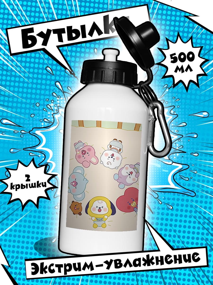Бутылка BT21 персонажи