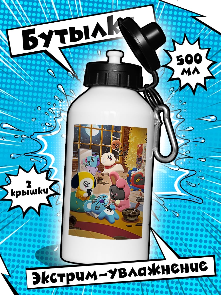 Бутылка BT21 персонажи