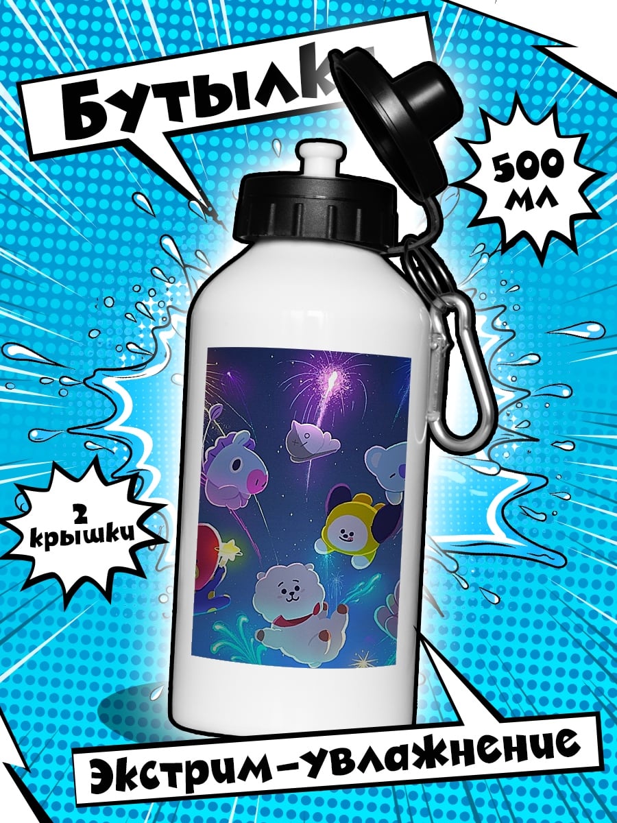 Бутылка BT21 фейерверк