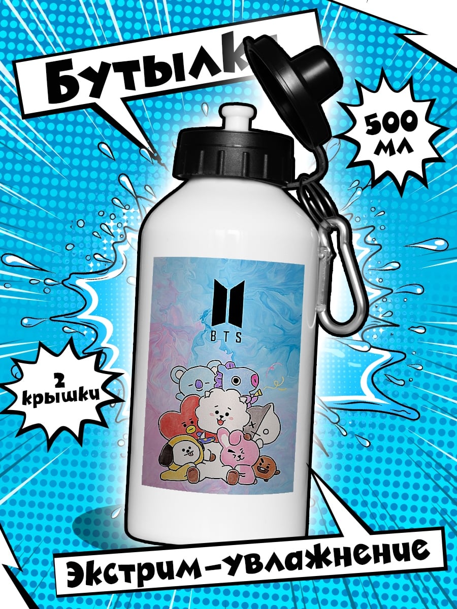 Бутылка BT21 персонажи