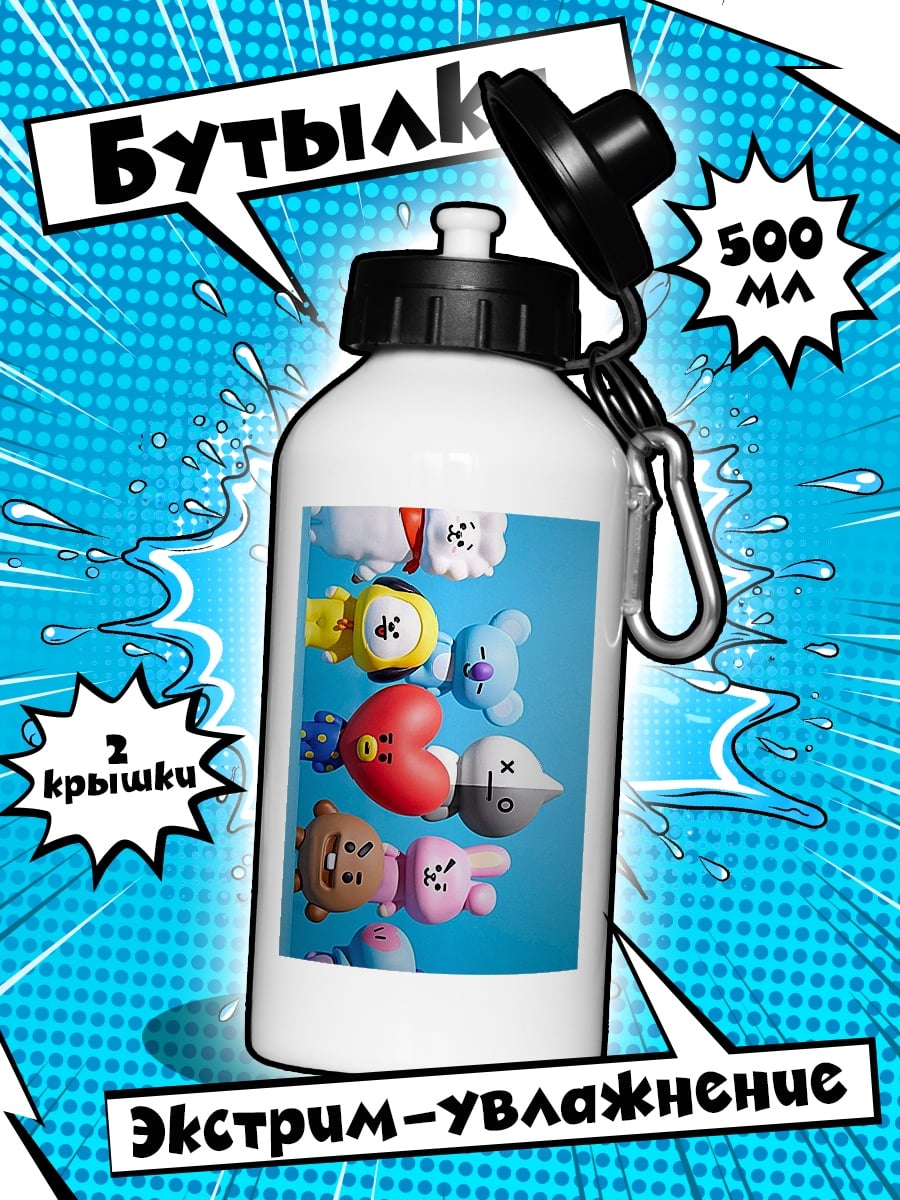 Бутылка BT21 персонажи