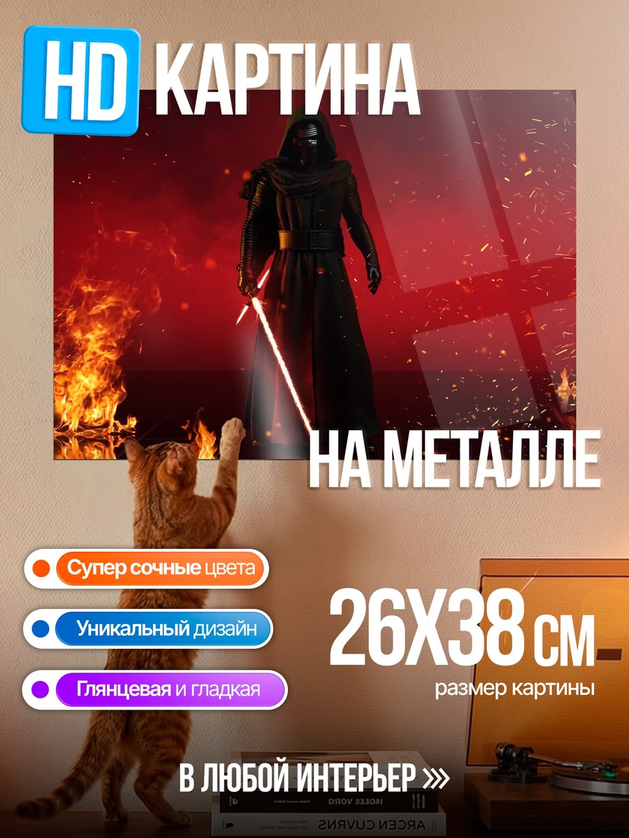 Картина на металле Дарт Малакор