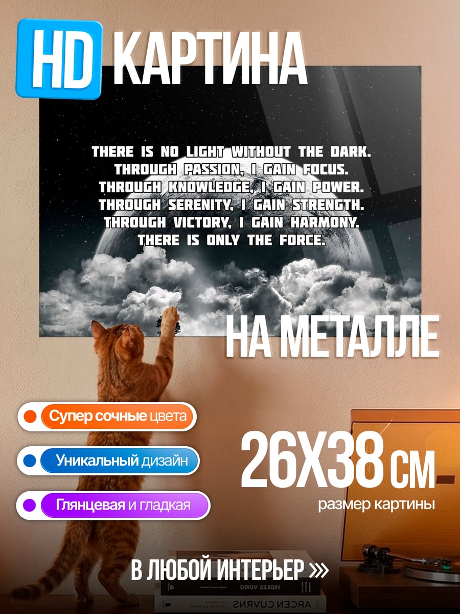 Картина на металле Сила внутри