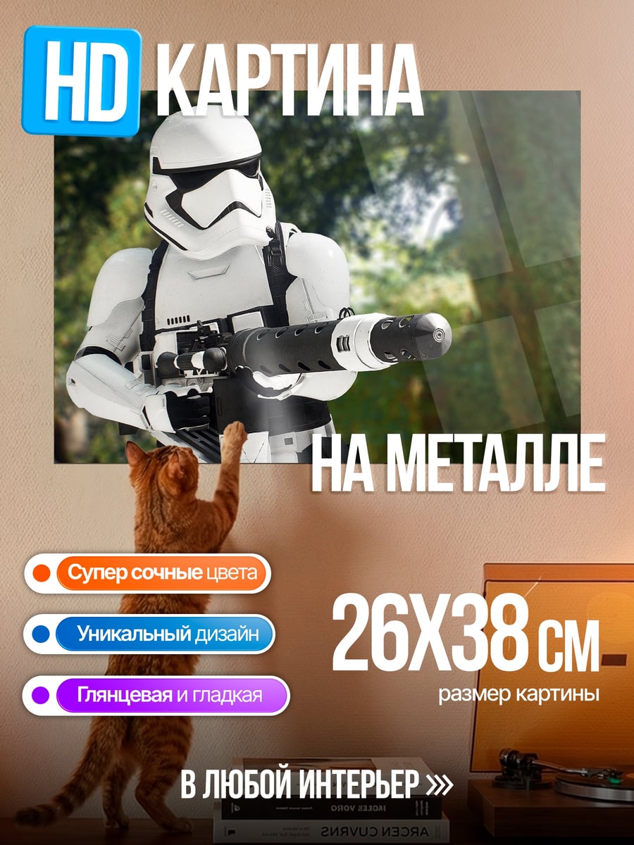 Картина на металле Штурмовик Звездных Войн