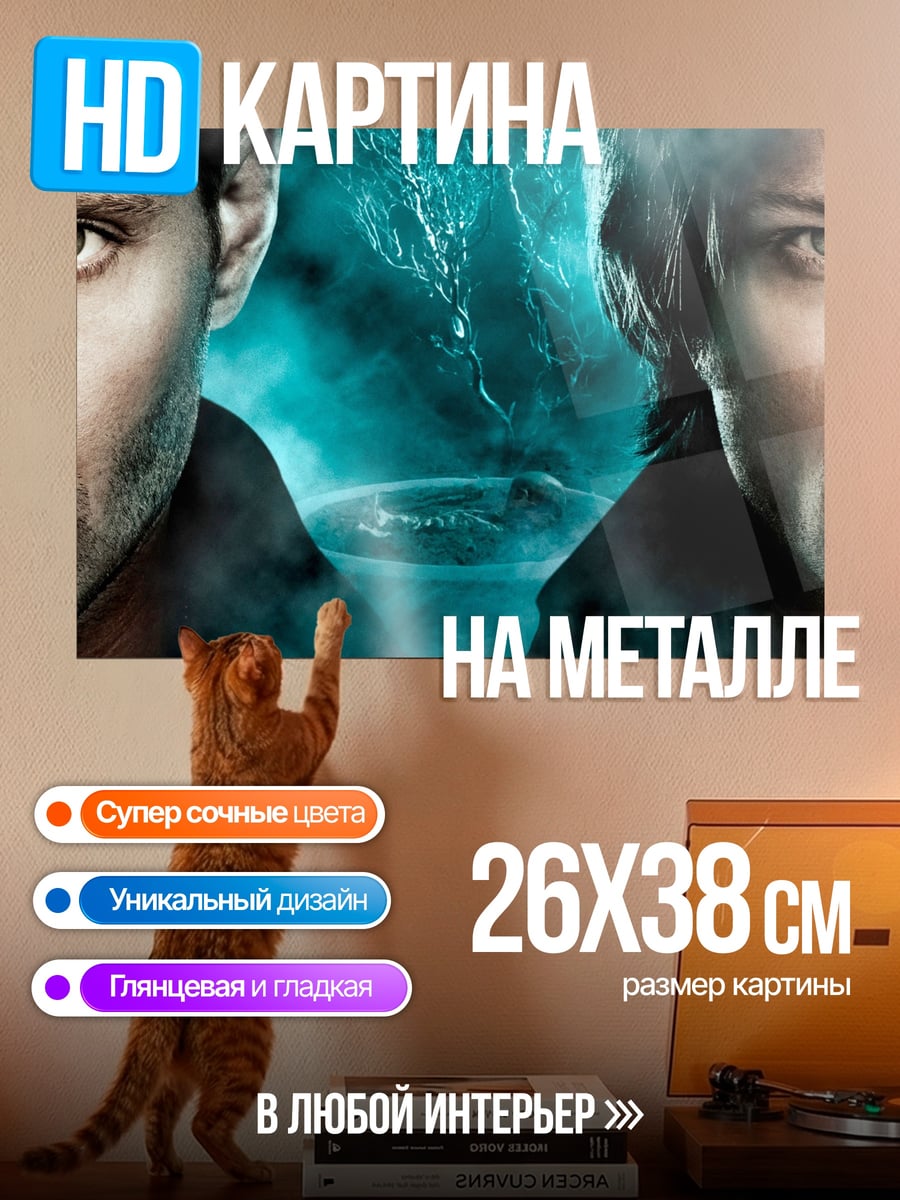 Картина на металле Братья Винчестер