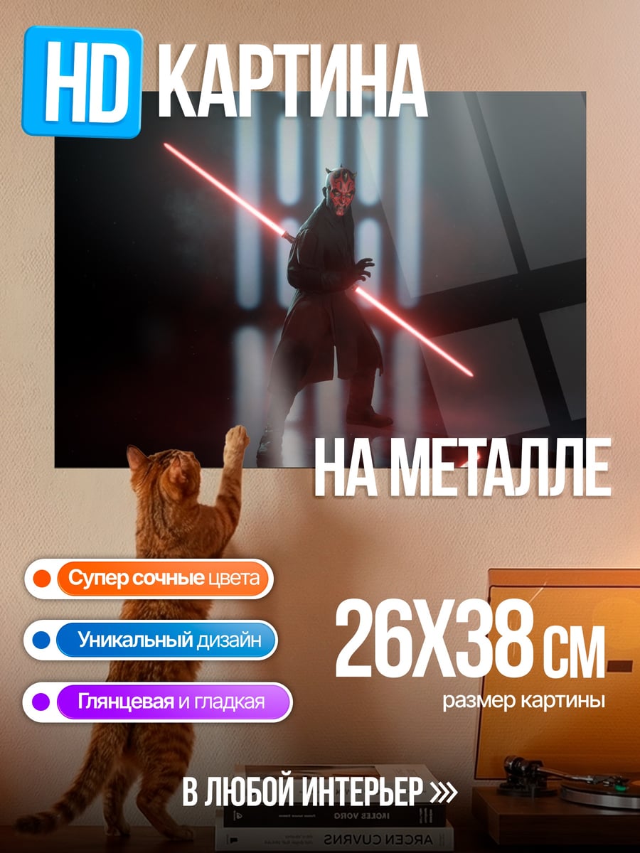 Картина на металле Дарт Мол