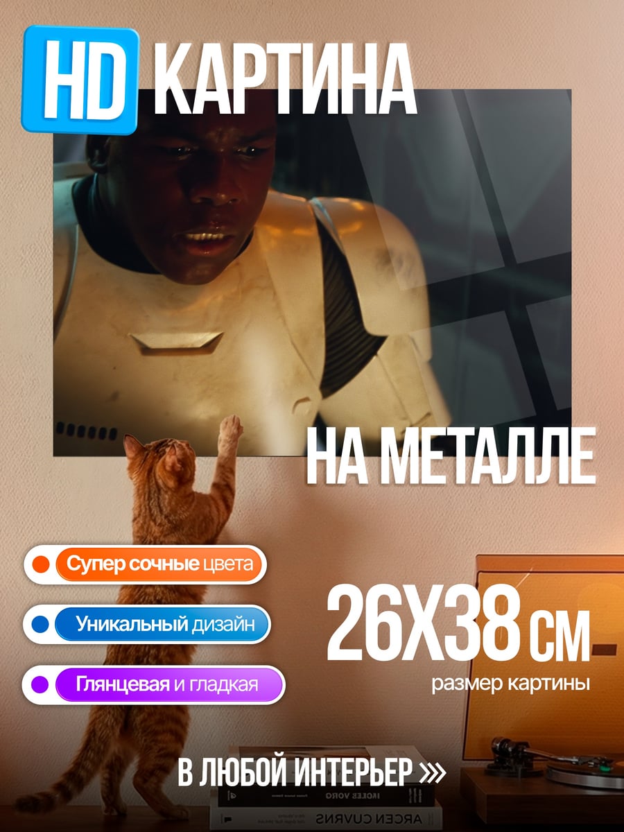 Картина на металле Штурмовик