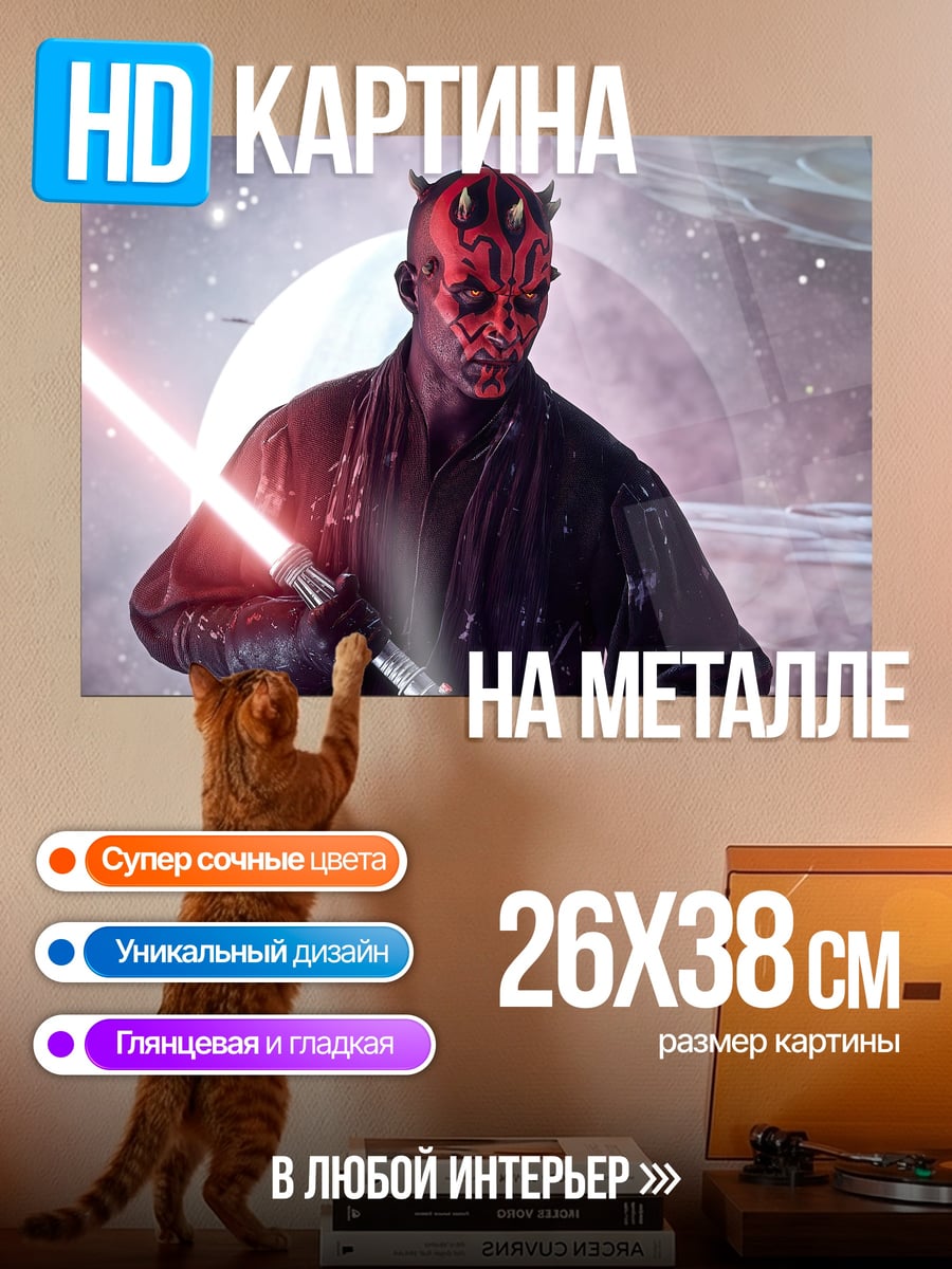 Картина на металле Дарт Мол