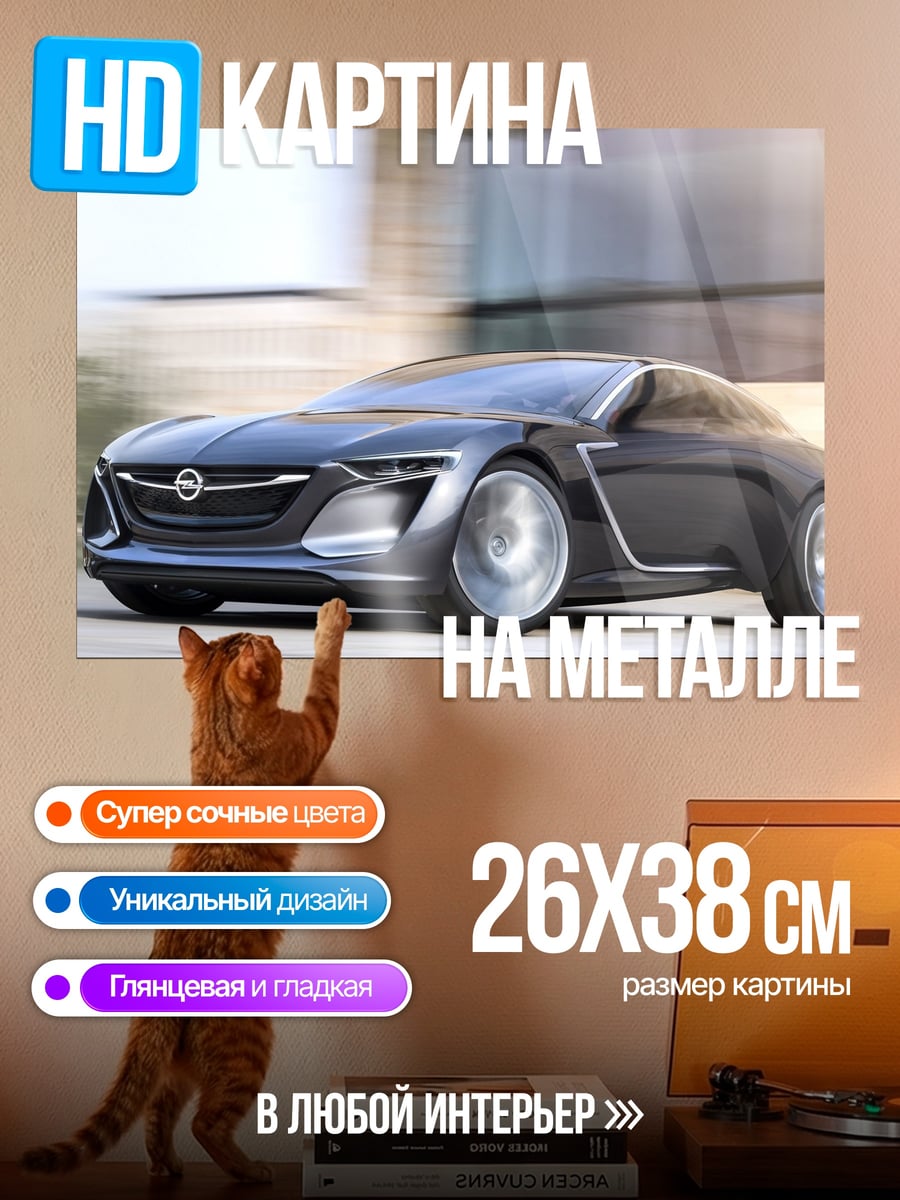 Картина на металле Концепткар Opel