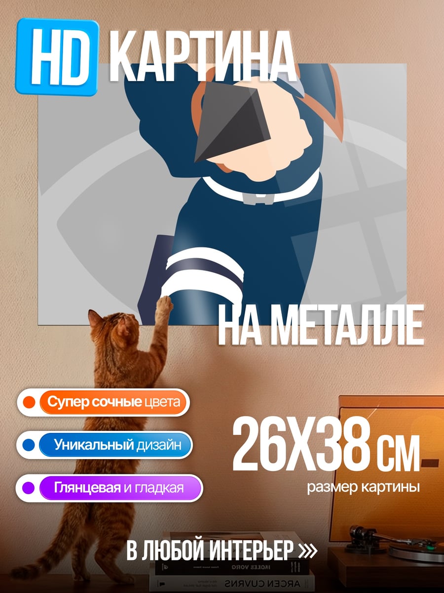 Картина на металле Аниме ниндзя
