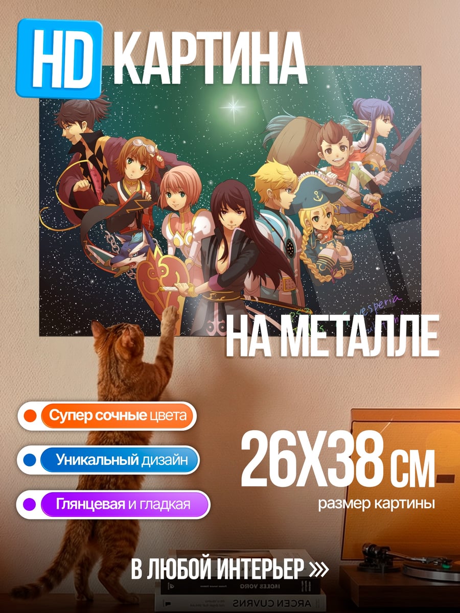 Картина на металле Tales of Vesperia