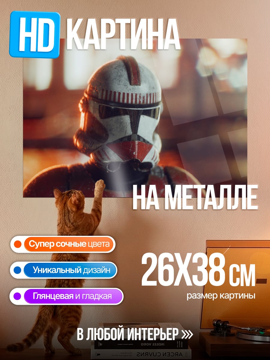 Картина на металле Штурмовик клона