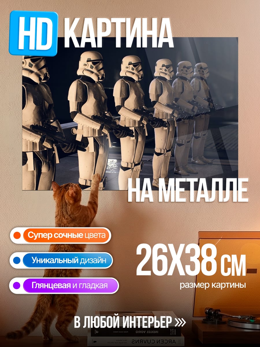 Картина на металле штурмовики империи