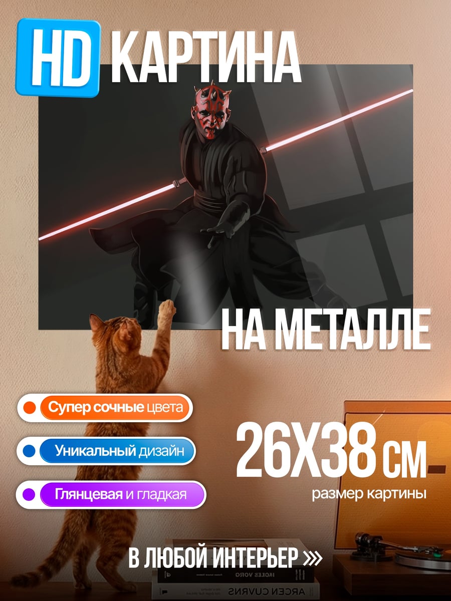 Картина на металле Дарт Мол