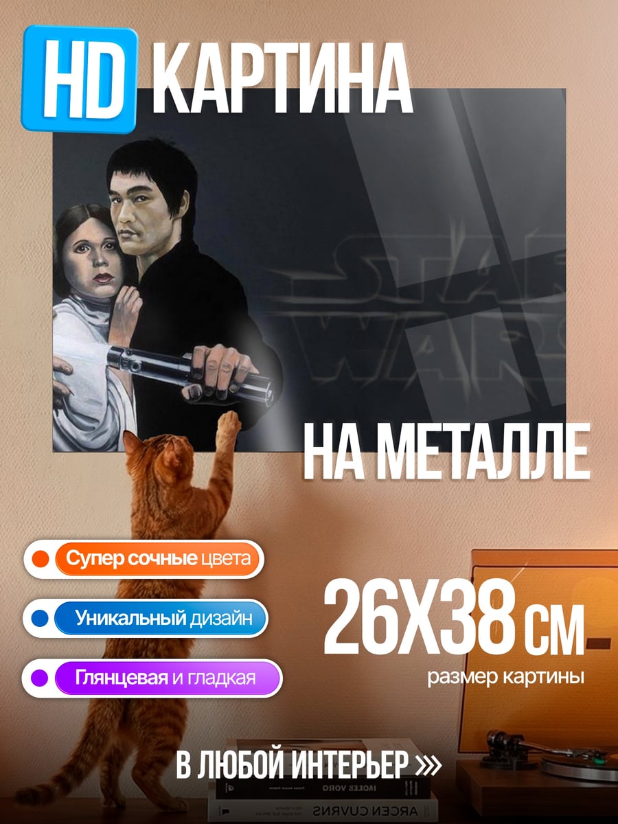 Картина на металле герои Звездных Войн