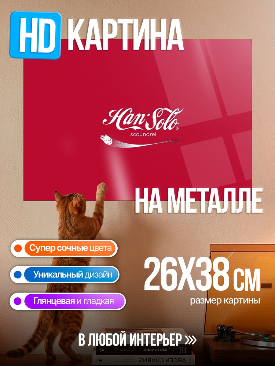 Картина на металле Хан Соло