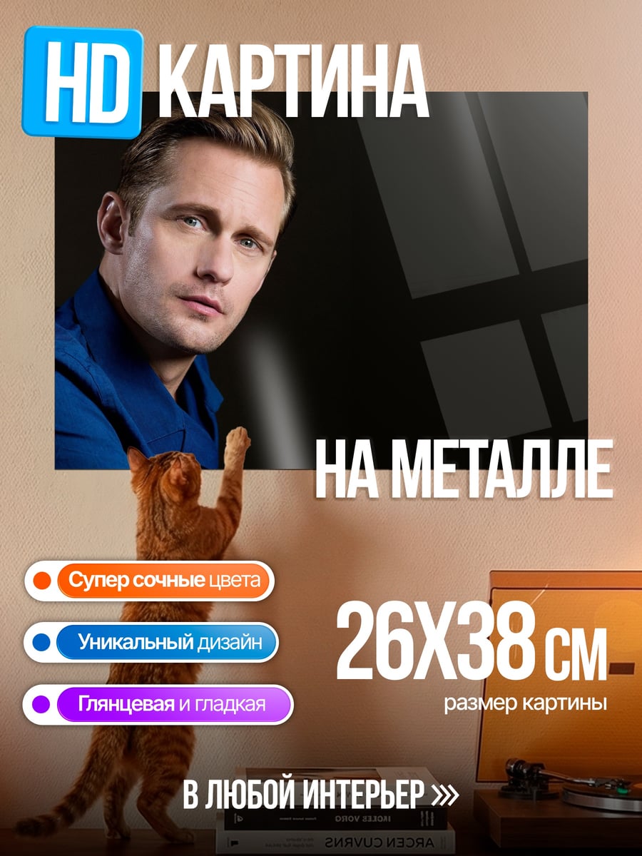 Картина на металле Александр Скарсгард