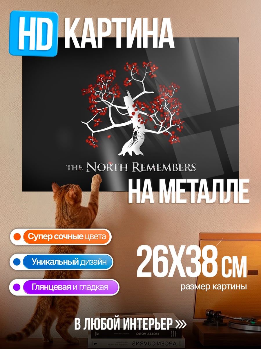 Картина на металле Север помнит