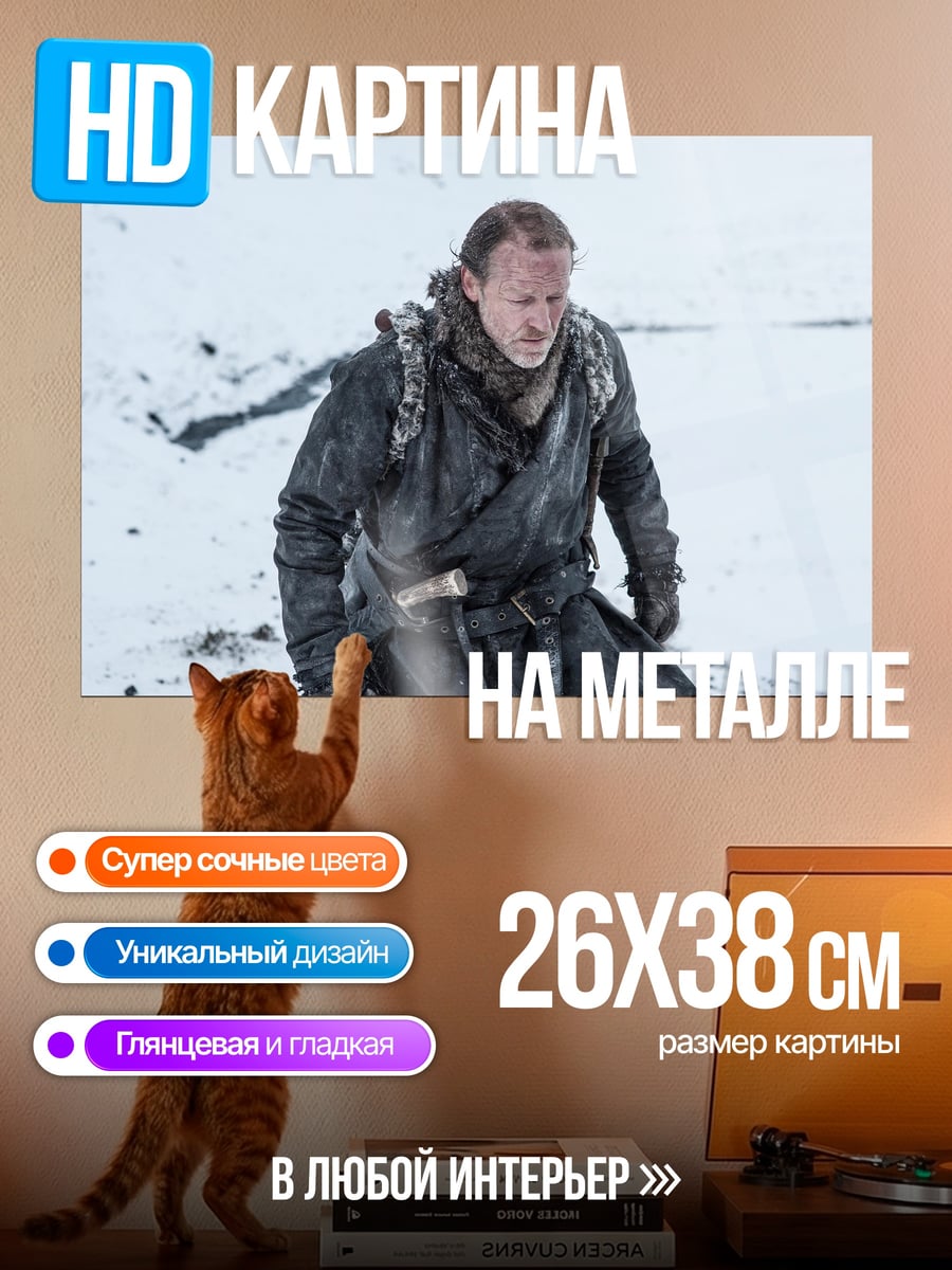 Картина на металле Персонаж из Игры Престолов