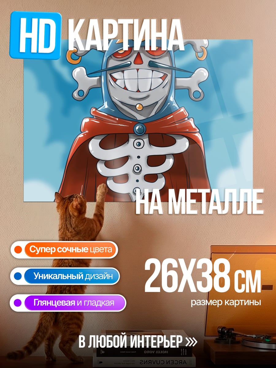 Картина на металле Веселый пират