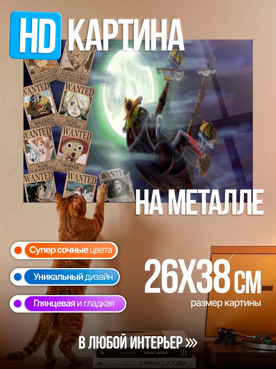 Картина на металле пираты и награды
