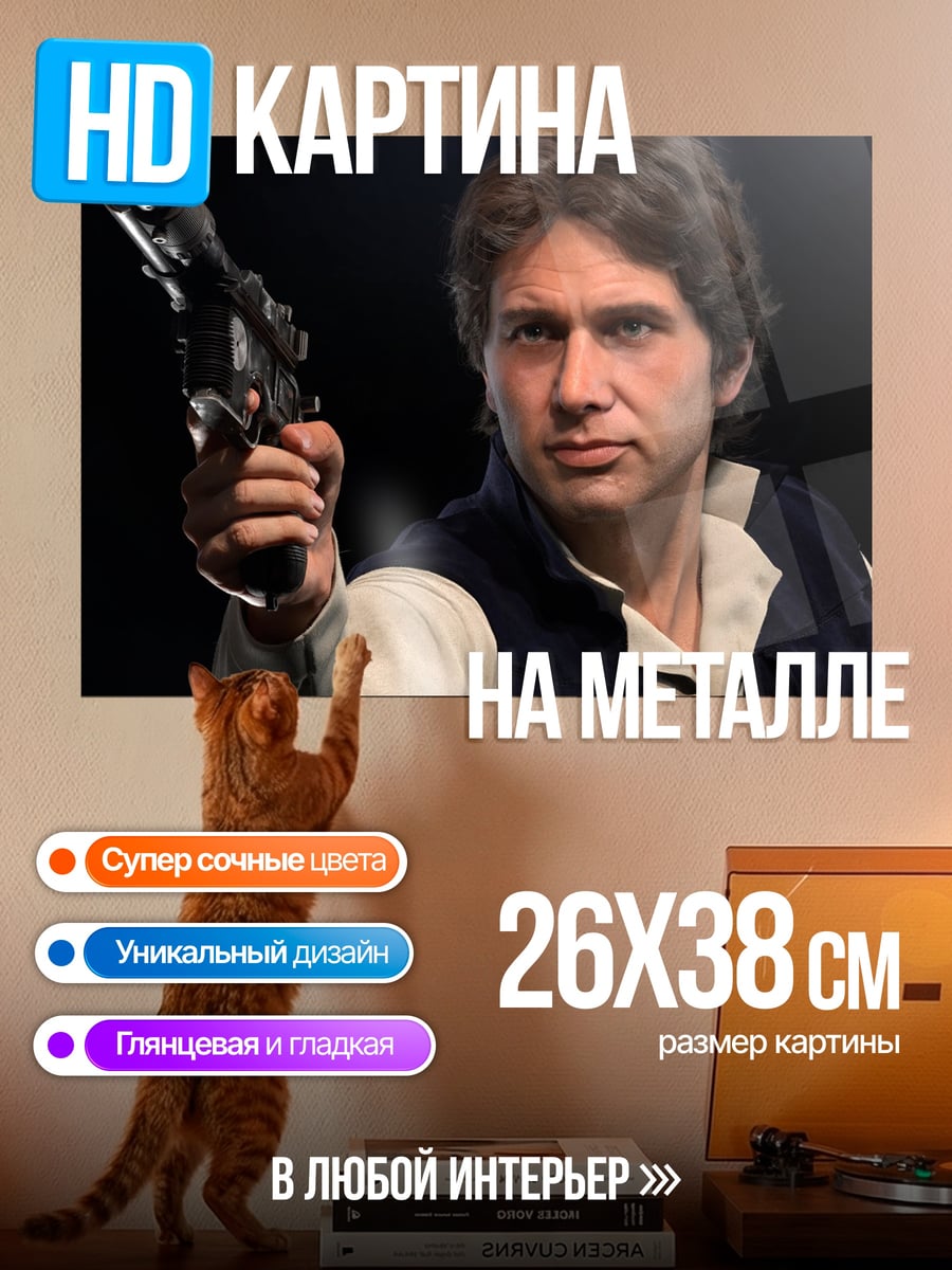 Картина на металле Хан Соло
