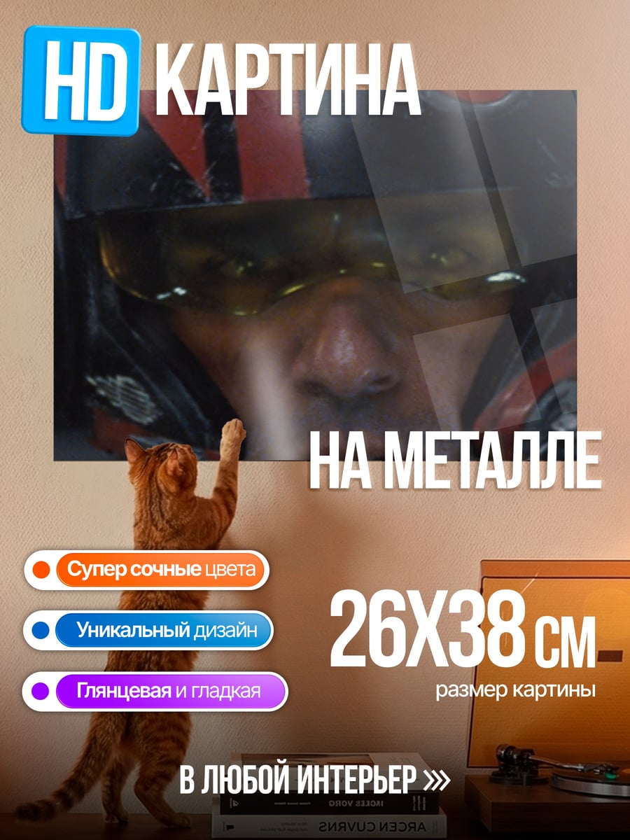 Картина на металле Пилот Звёздных Войн