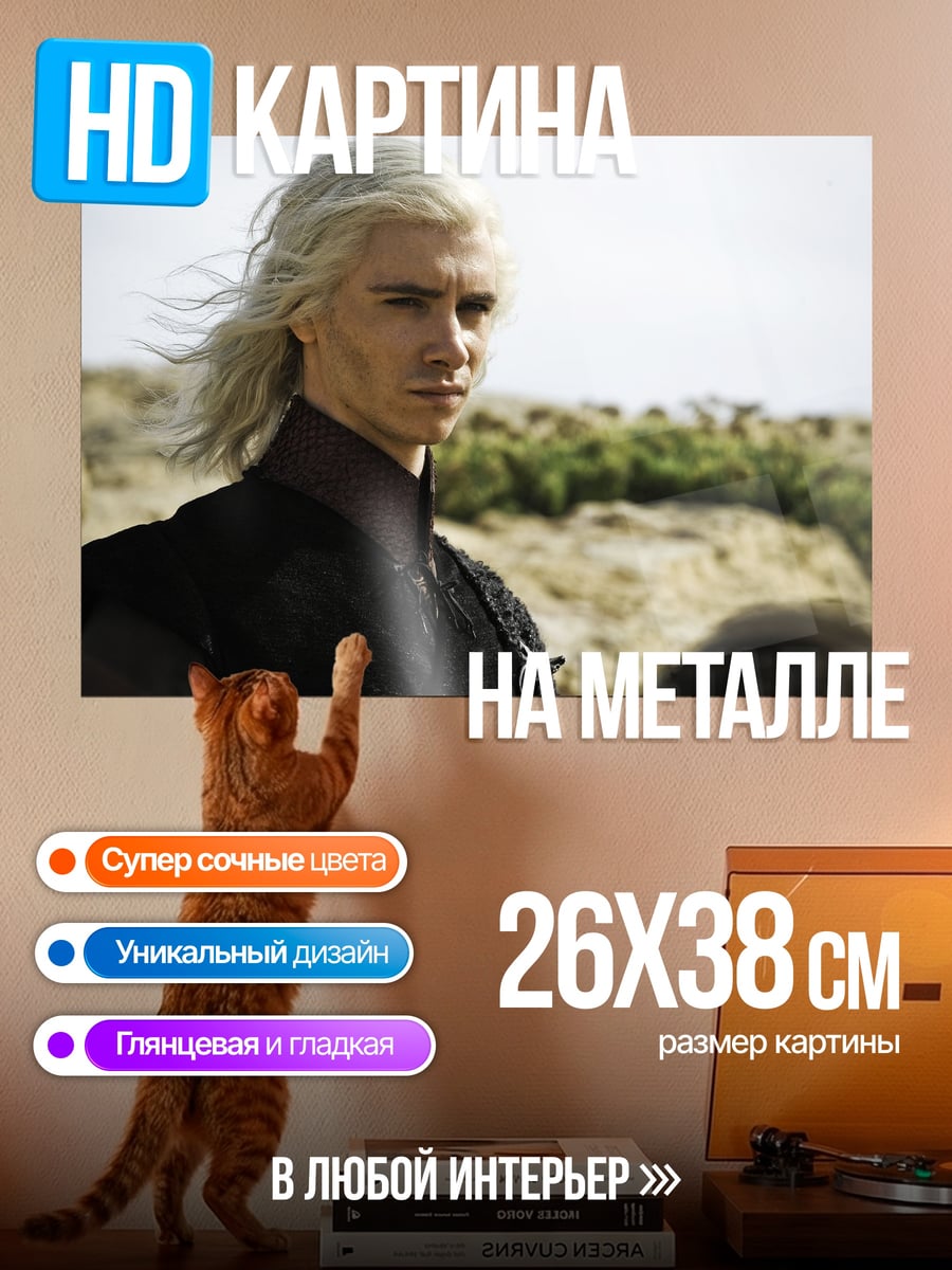 Картина на металле Визариес Таргариен