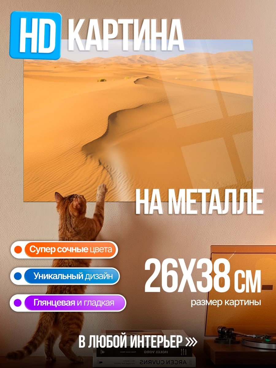 Картина на металле Пустынные дюны