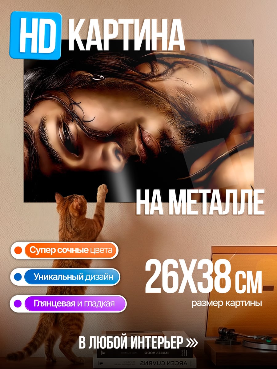 Картина на металле Уставший воин