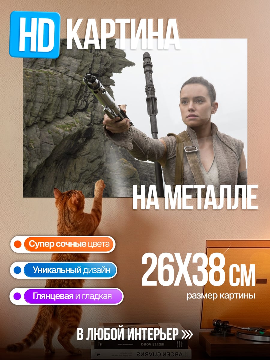 Картина на металле рей из звездных войн