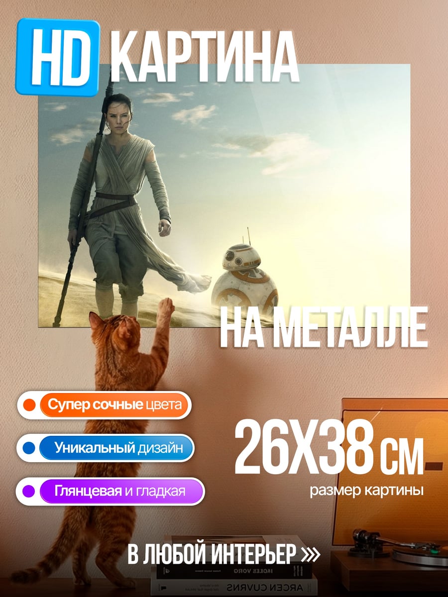 Картина на металле Рей и Биби