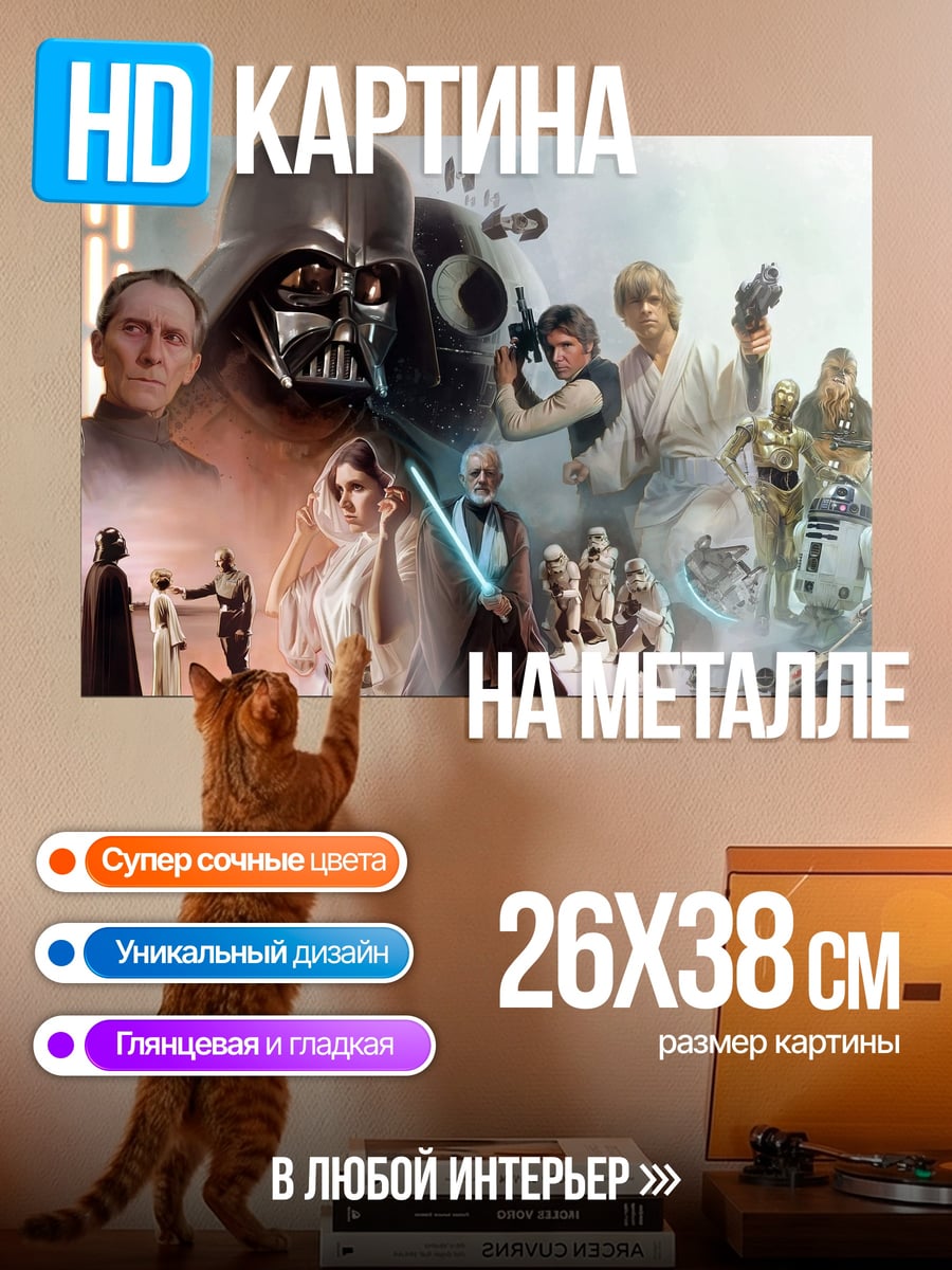 Картина на металле Звёздные войны