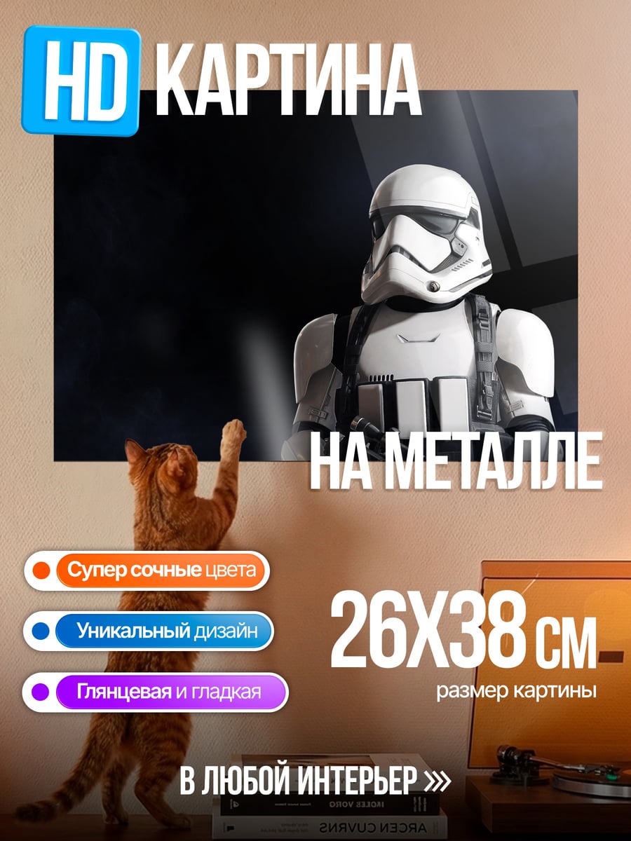 Картина на металле Штурмовик Империи