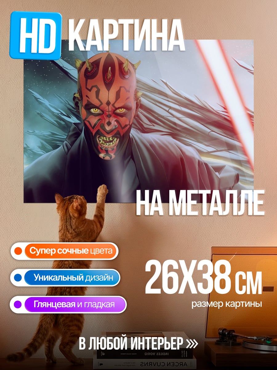 Картина на металле Дарт Мол