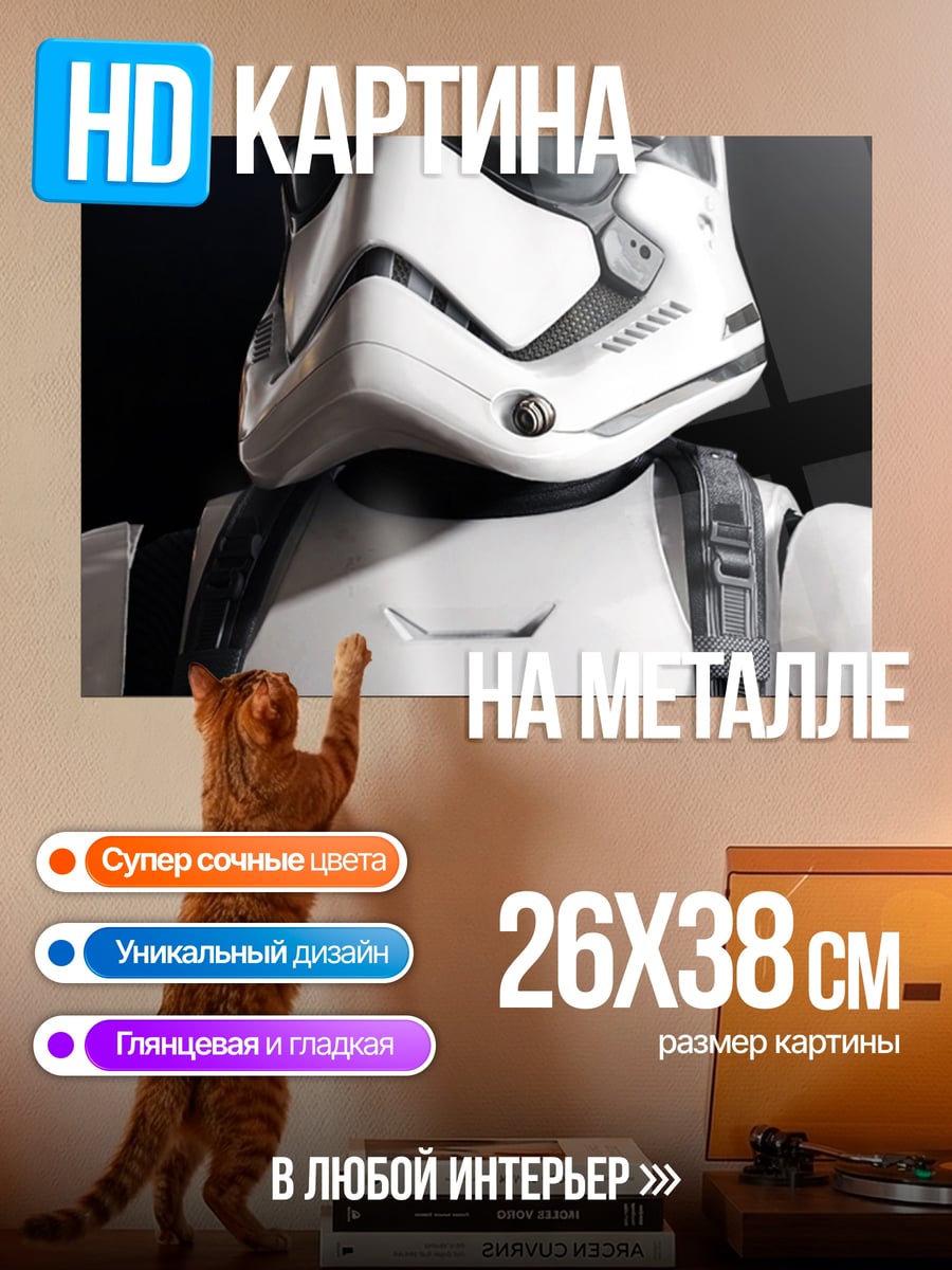 Картина на металле Штурмовик Империи