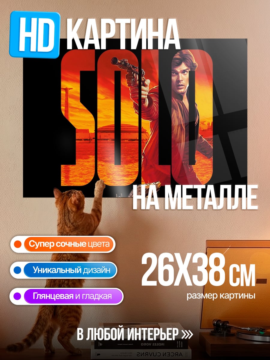 Картина на металле Хан Соло