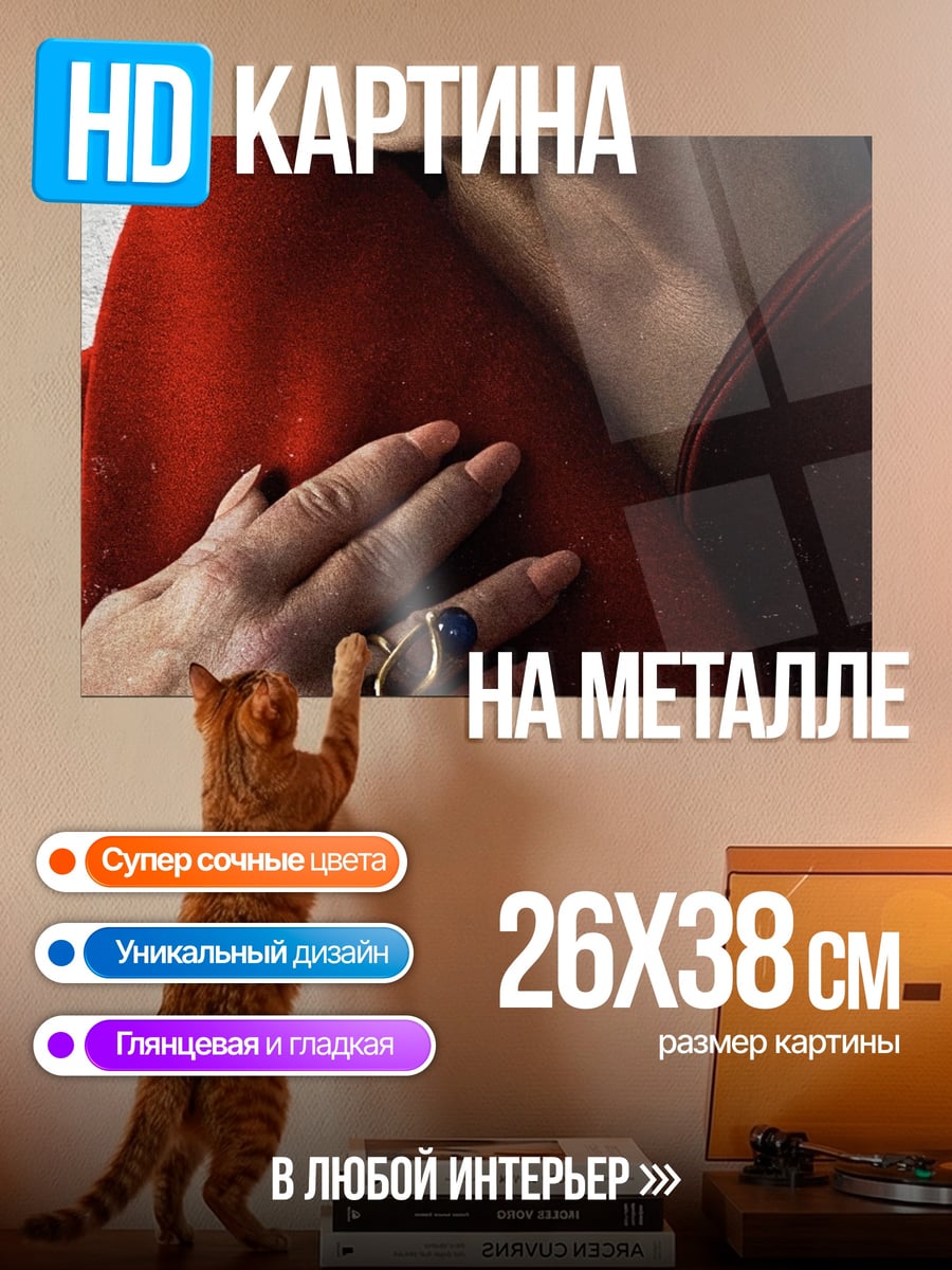 Картина на металле Принцесса Лея