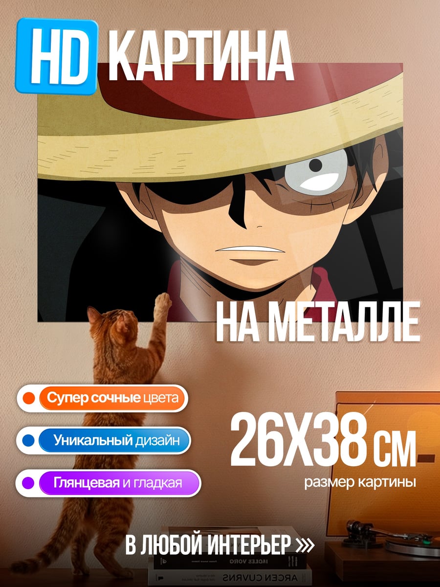 Картина на металле Манки Д Луффи