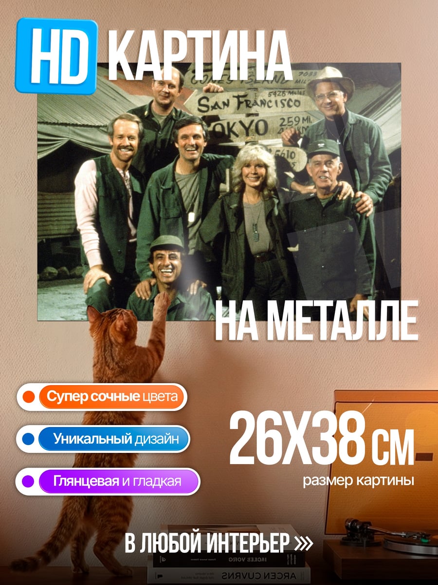 Картина на металле Команда МЭШ