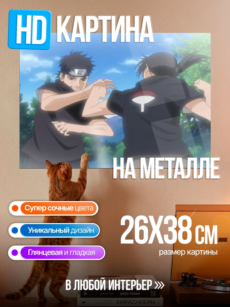 Картина на металле тренировка ниндзя