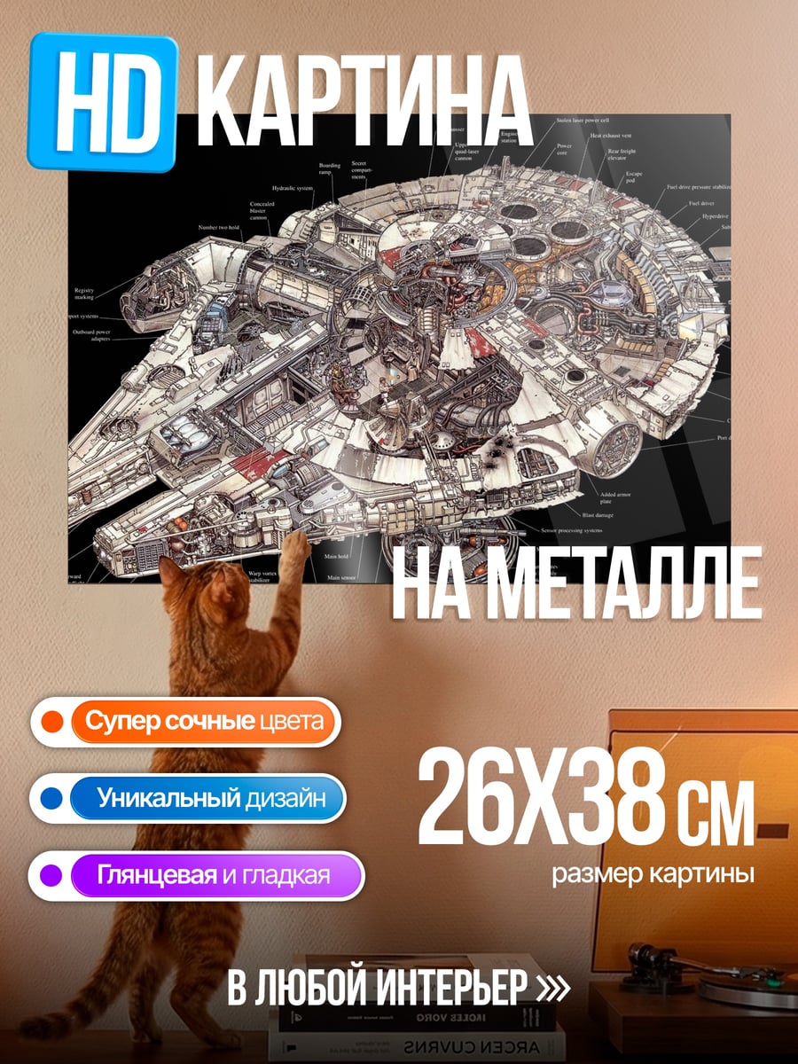 Картина на металле схема корабля