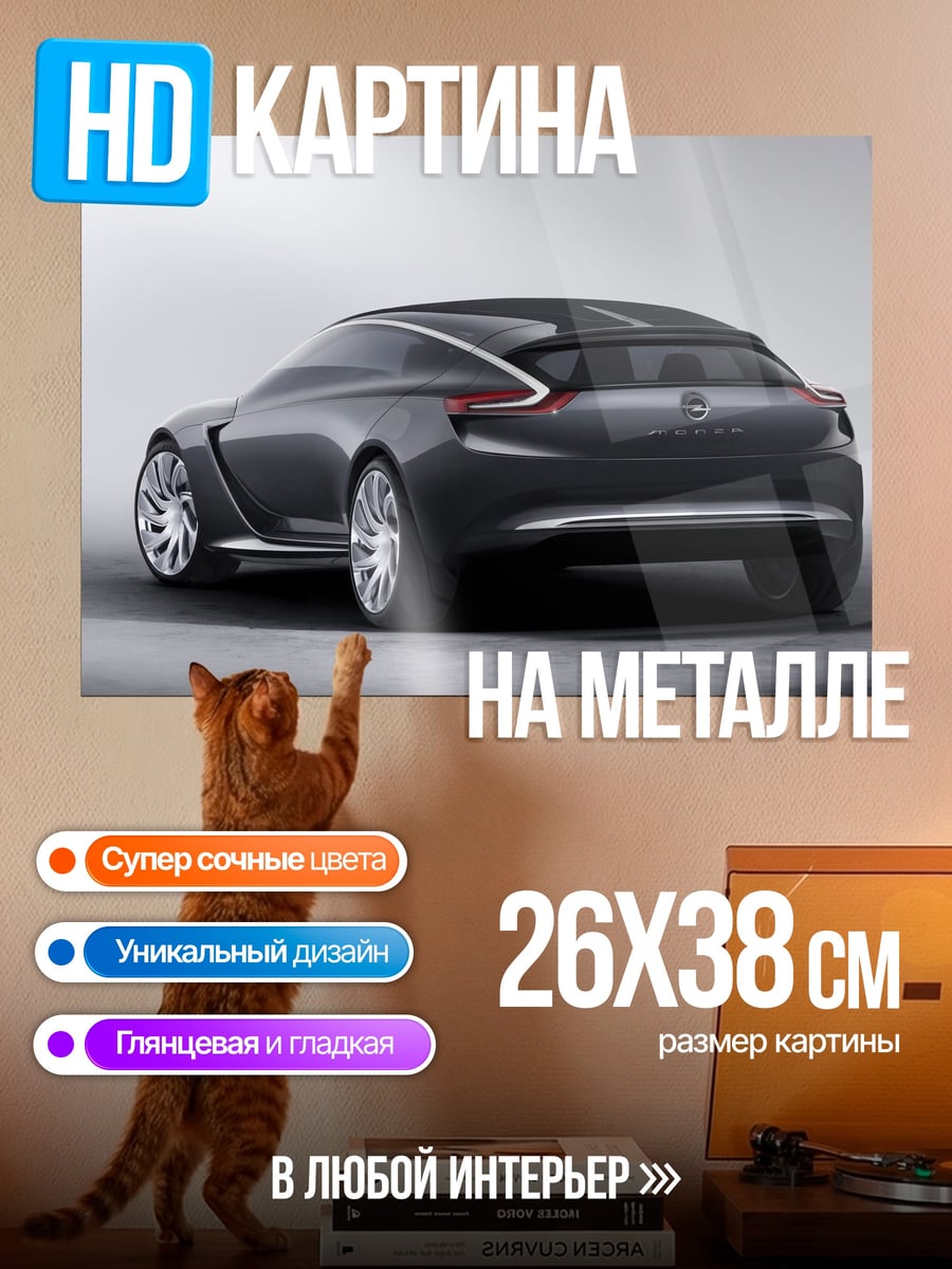 Картина на металле Спортивное купе