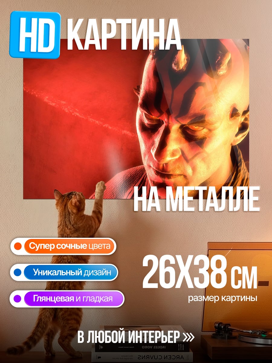Картина на металле Дарт Мол