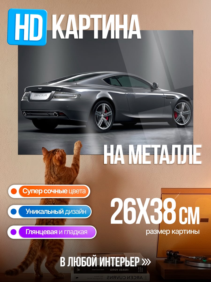 Картина на металле Спортивное купе