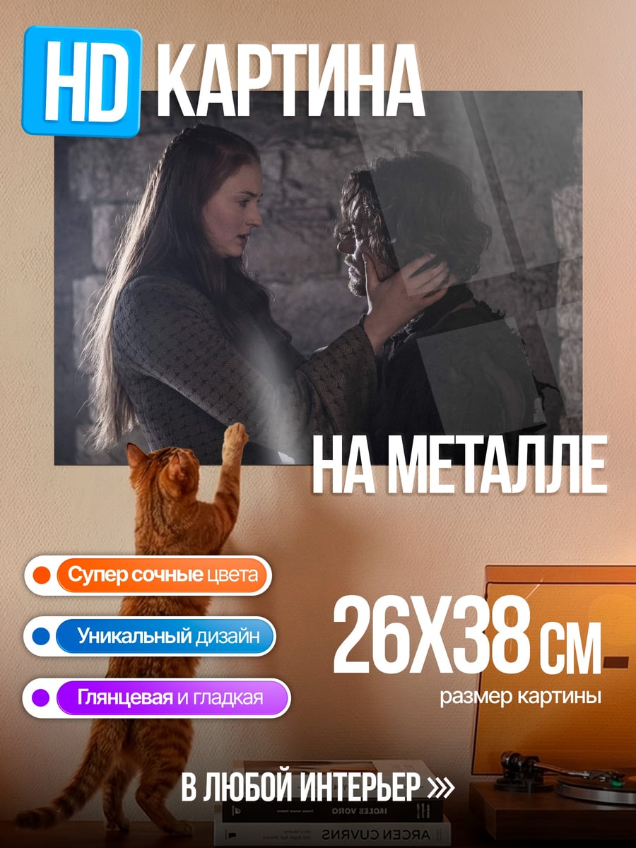 Картина на металле Санса Старк