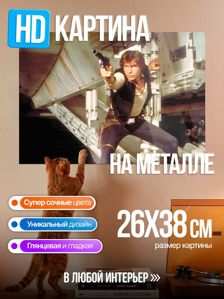 Картина на металле Хан Соло
