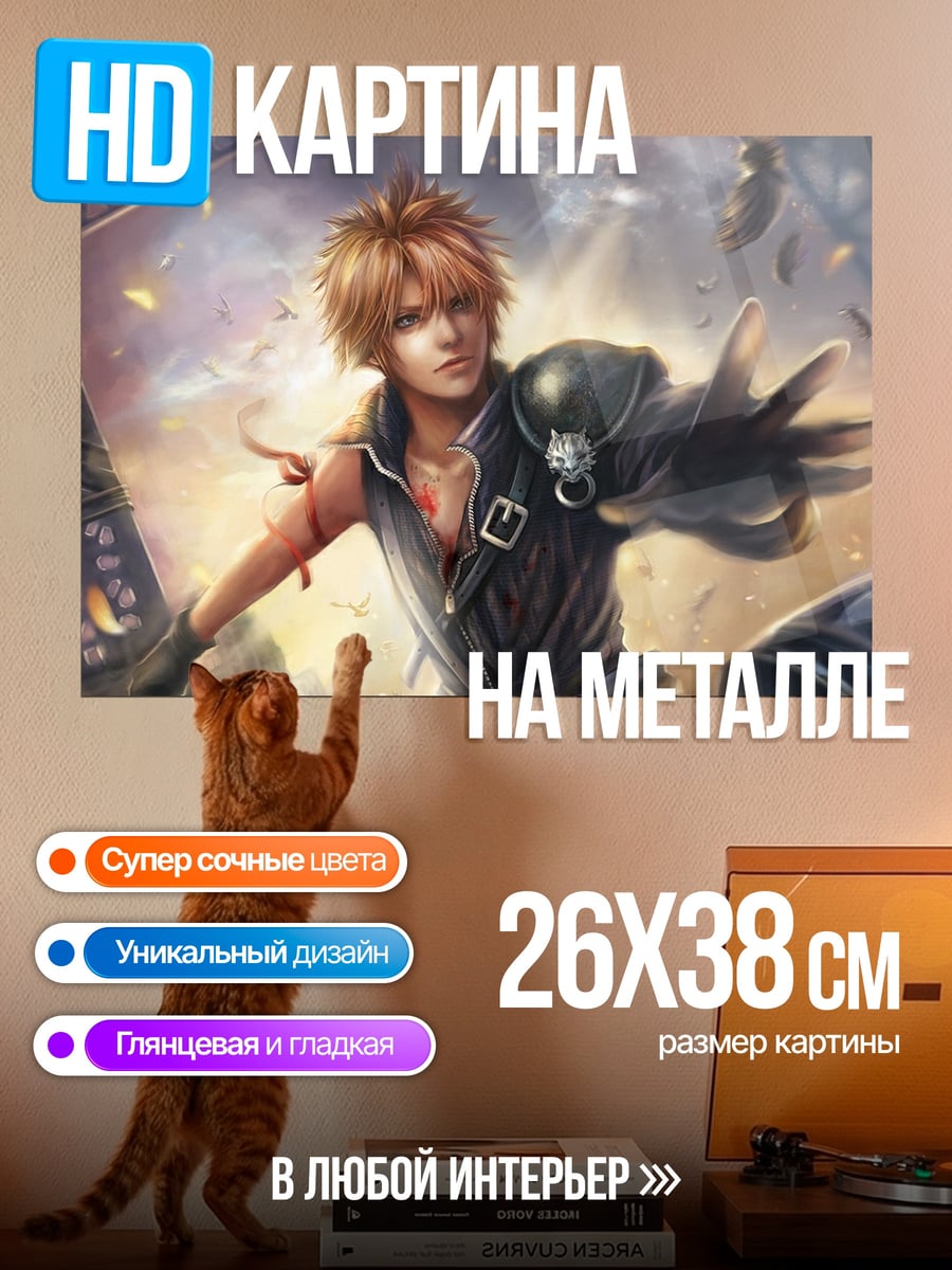 Картина на металле Клауд Страйф