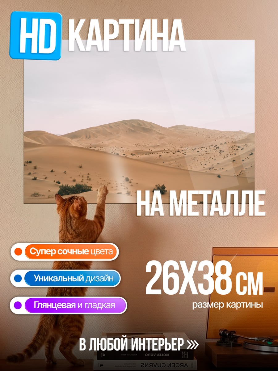 Картина на металле Пустынные дюны